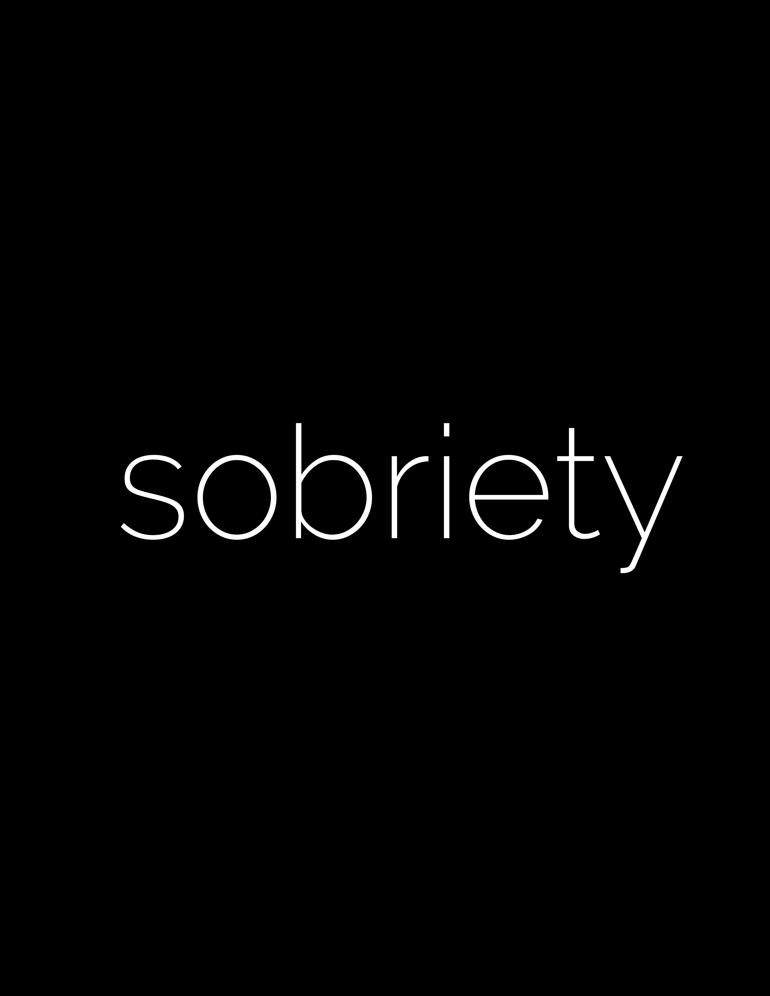 Sobriety