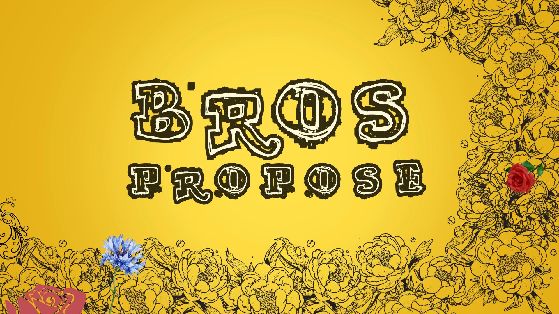 Bros Propose